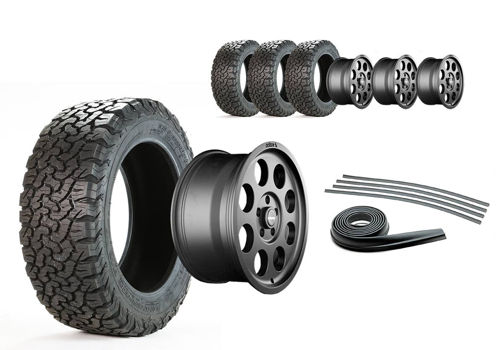 Complete wheel set Classic with BF Goodrich AT