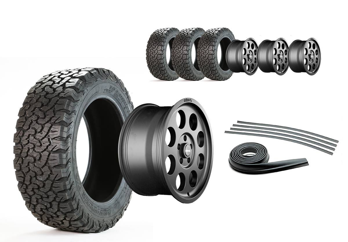 Complete wheel set Classic with BF Goodrich AT