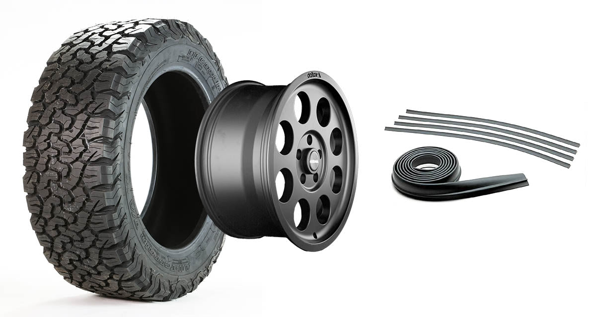 Complete wheel set Classic with BF Goodrich AT