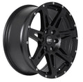 1x Alufelge W-TEC Extreme "Black Edition" + Edelstahlnieten 8,5x20 ET+40  passend für Ford Ranger (2012-2018)