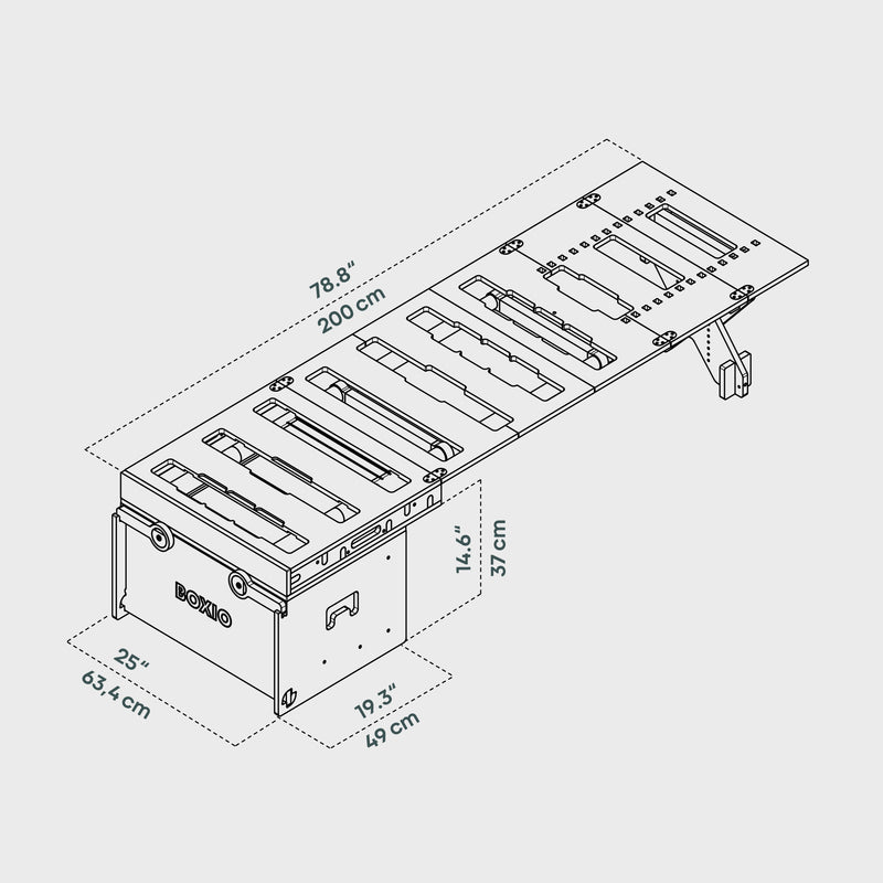 BOXIO RACK BOX + BED BUNDLE S