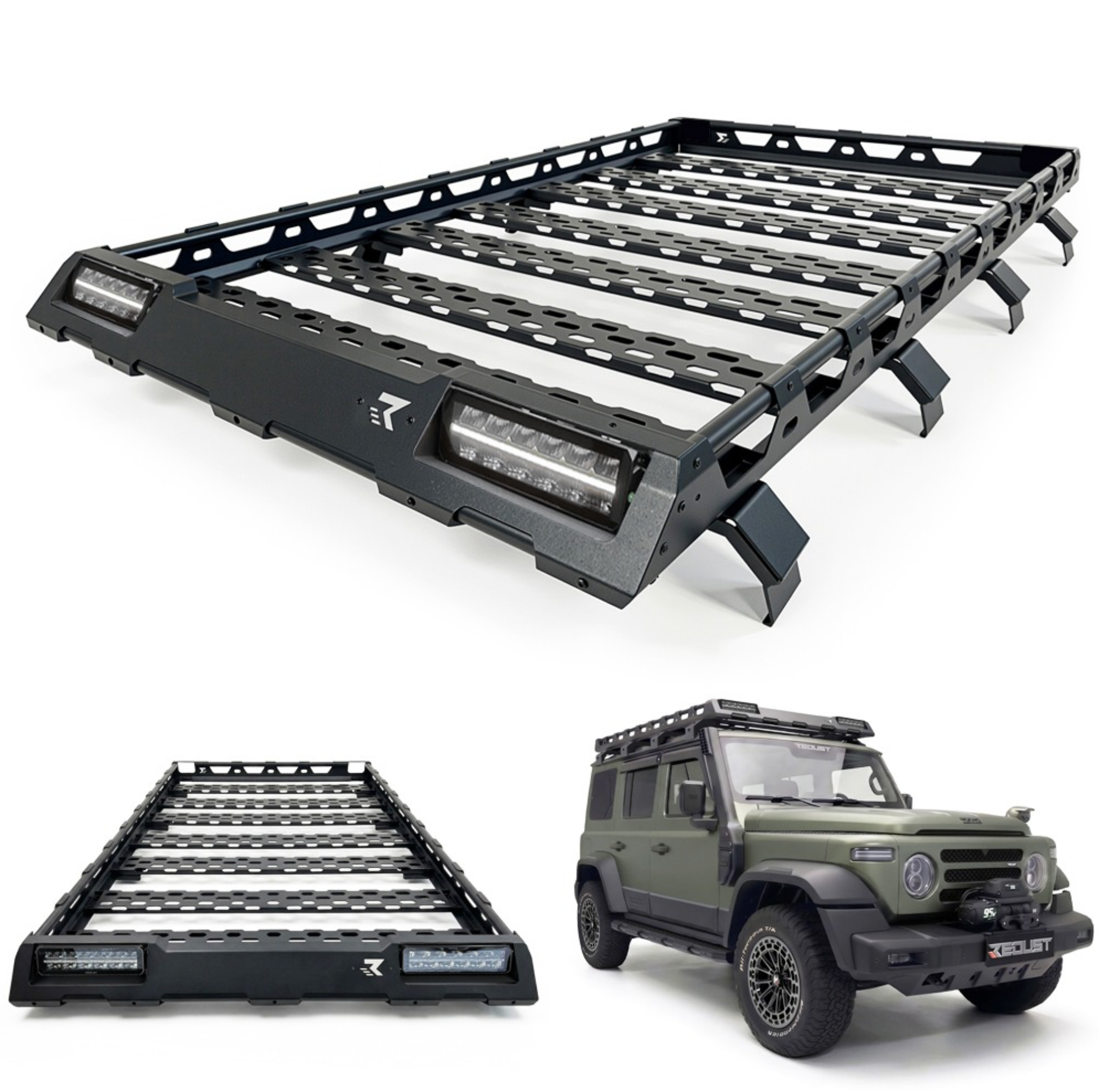 BAW 212 REDUST Expedition Dachkorb-System mit integrierten LED