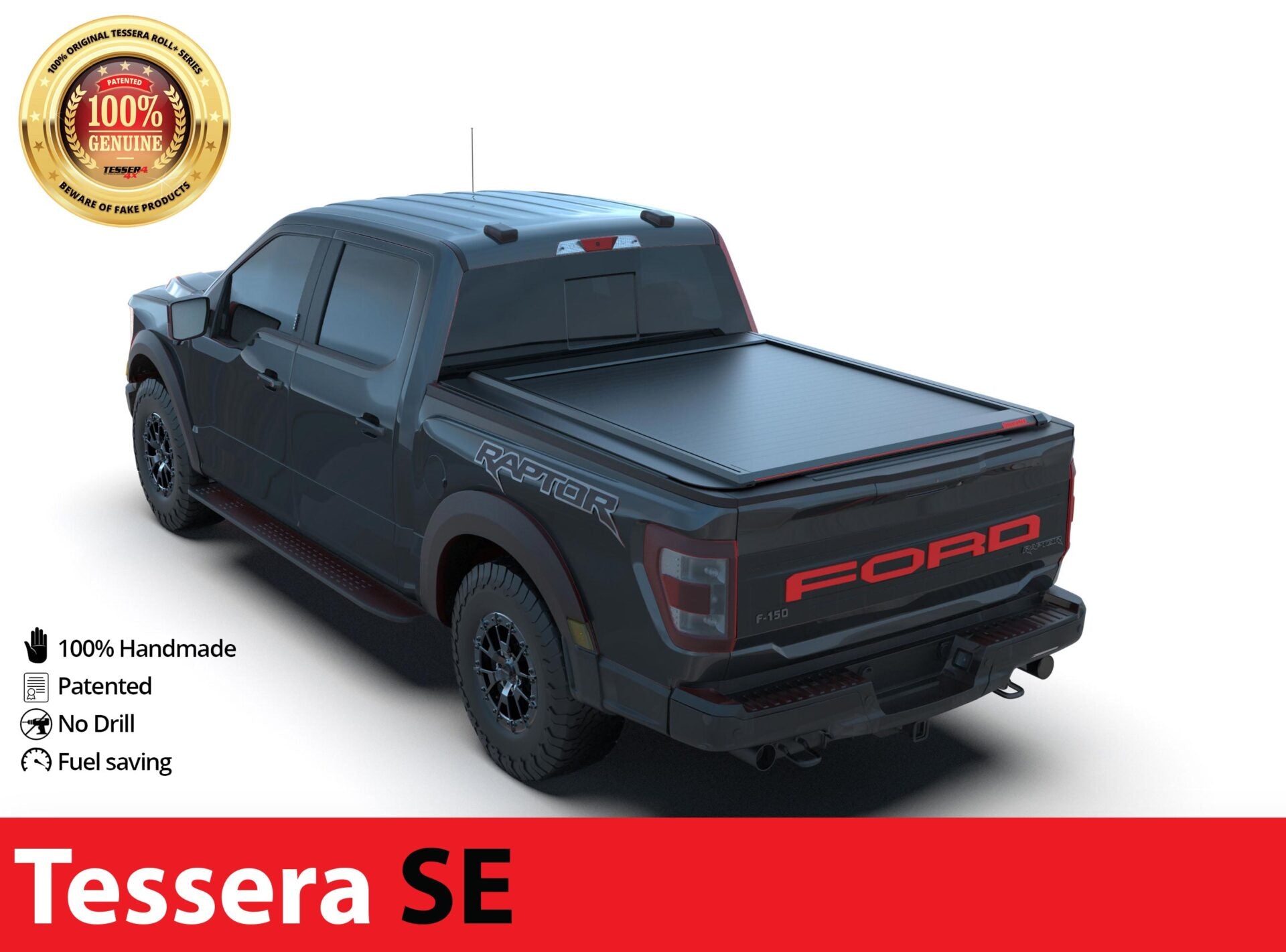 Laderaumabdeckung Tessera SE für Ford F-150 2015+ / Lightning 2023+ 6.5 feet TESS 15212 SE black matt