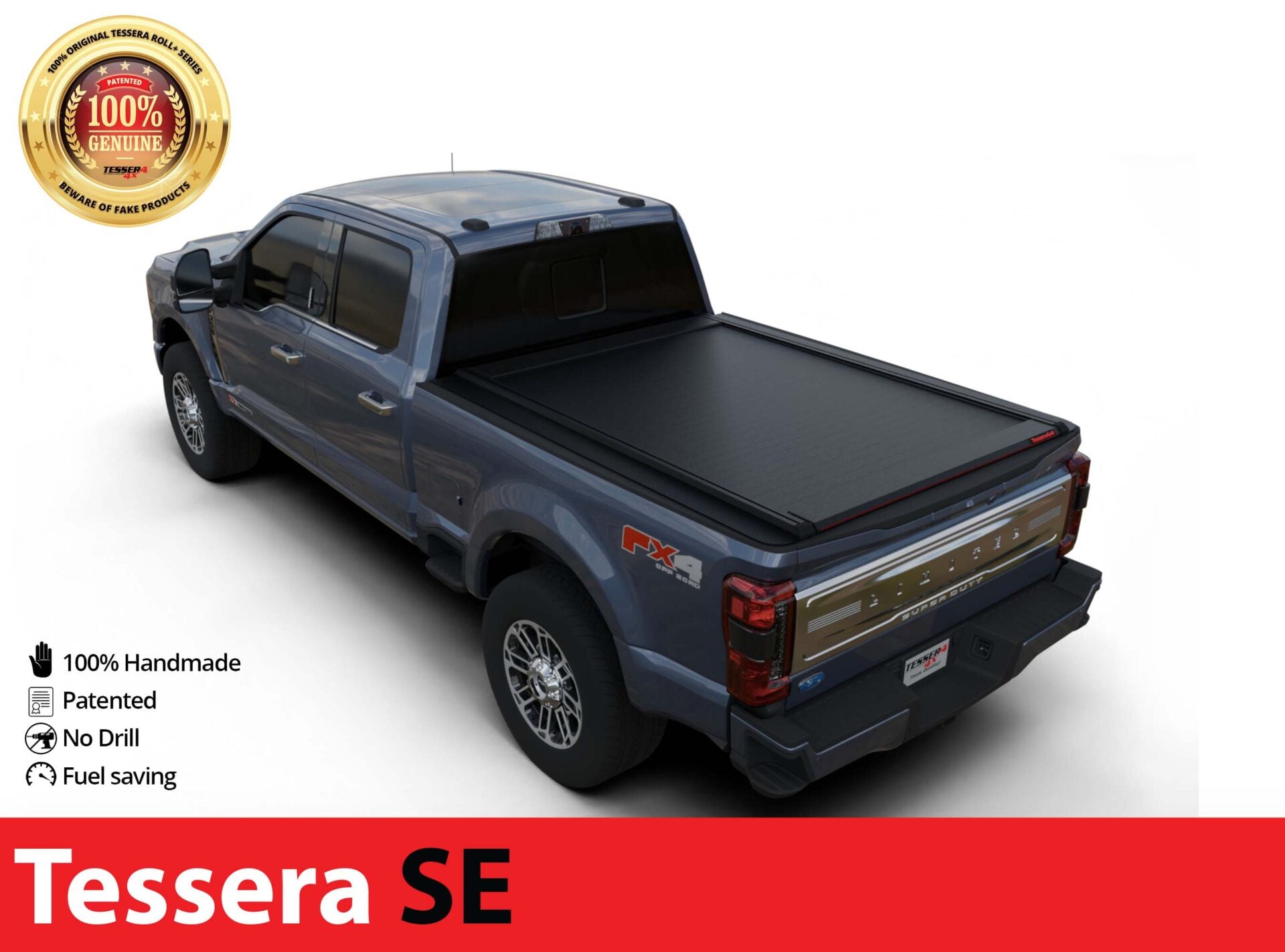 Laderaumabdeckung Tessera SE für Ford F-250 / F-350 2023+ 6.75 feet TESS 1532 SE black matt