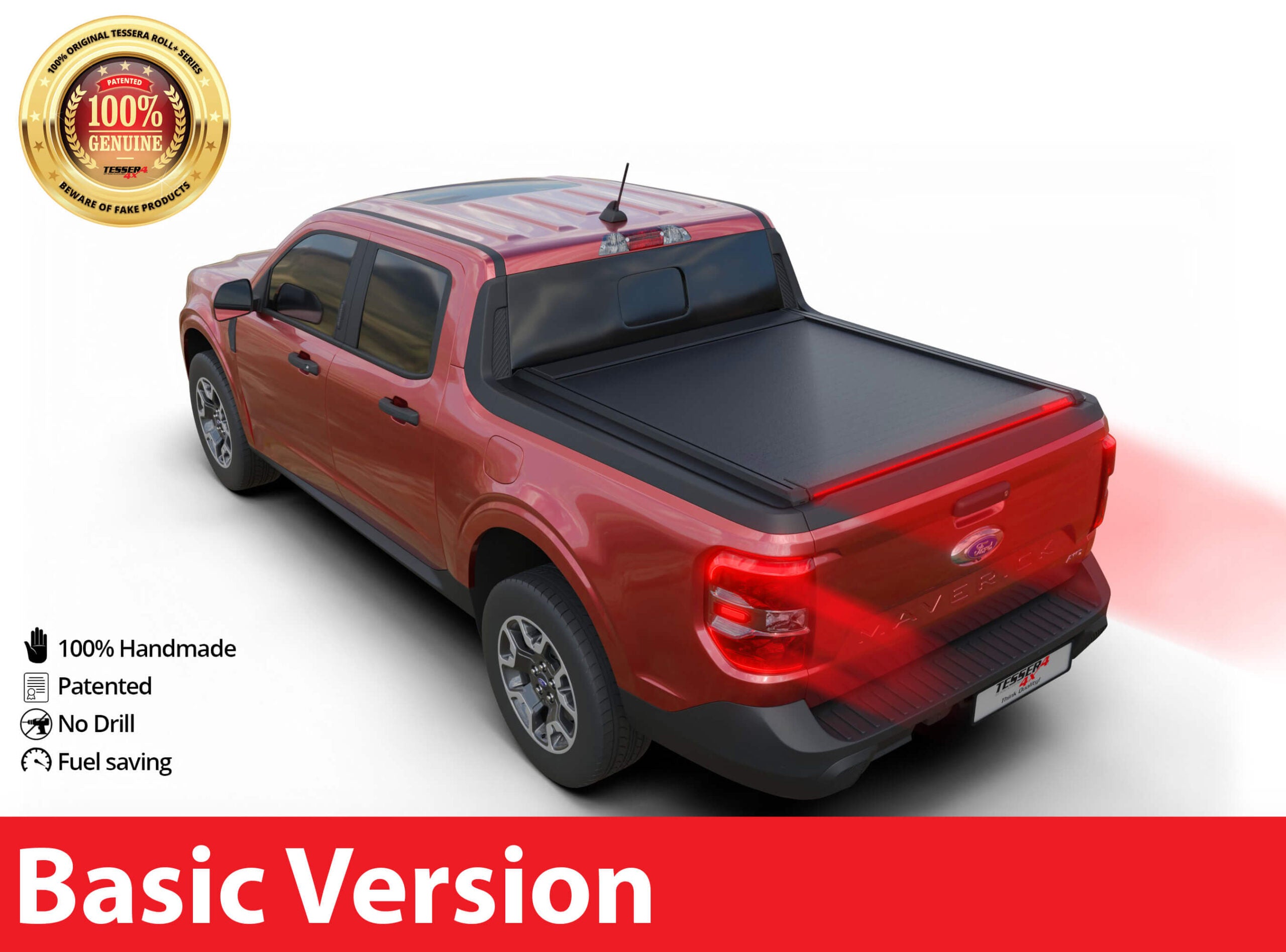 Tessera Roll+ Laderaumabdeckung "Basic" für FORD Maverick 2022+ SuperCrew TESS 1439 ROLL black matt