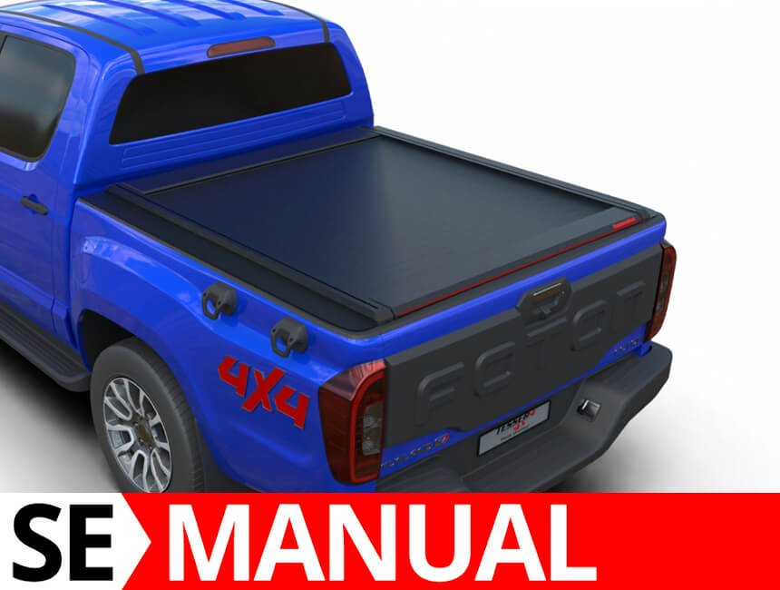 Laderaumabdeckung Tessera SE für Foton Tunland G7 2019+ TESS 1540 SE black matt