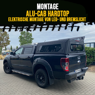 Elektr. Montage Hardtop inkl.3. Bremslicht, LEDs und zus. Sicherungsk. über Starterbatterie, 16qmm