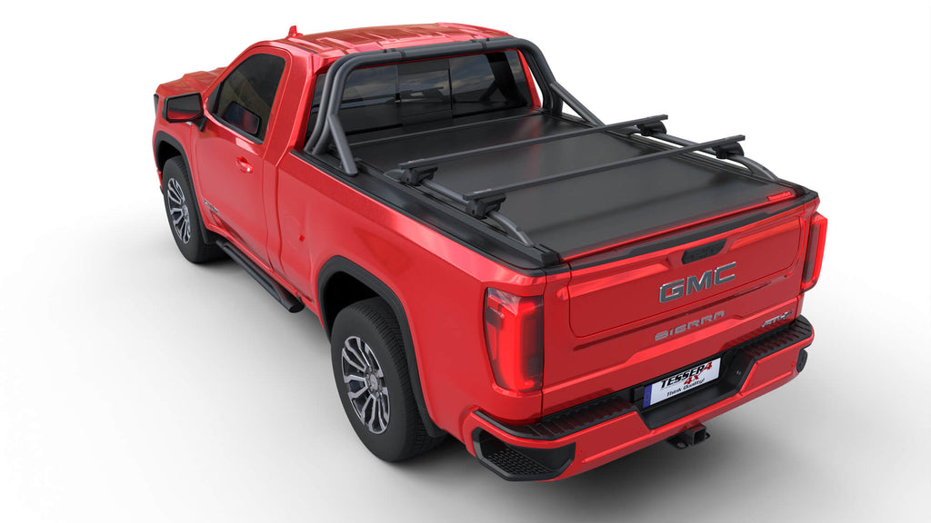 Tessera Roll+ Laderaumabdeckung "Basic" für GMC Sierra 1500 2019+ 6.6 feet TESS 1427 ROLL black matt
