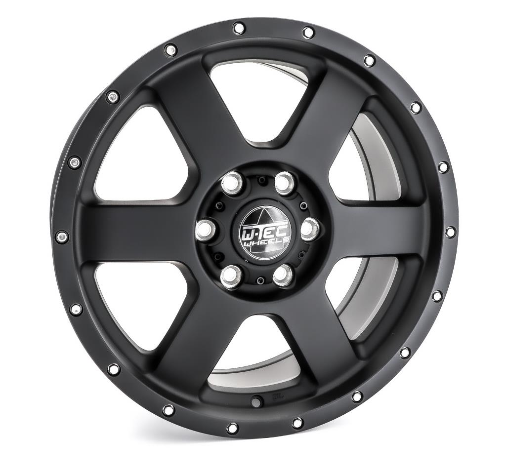 1x Komplettrad W-TEC All Terrain 18" + 255/60 R18 (112-H) General Grabber AT3 passend für MB Sprinter (2006-) LK: 6x130