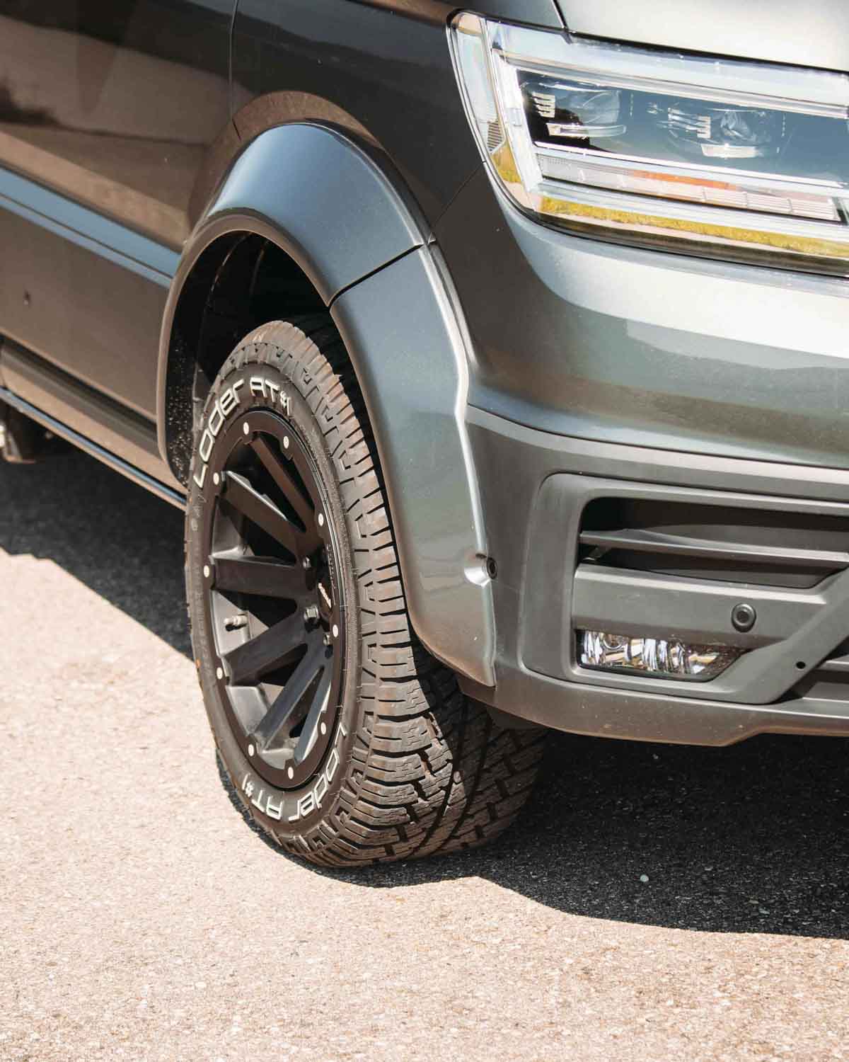 Radabdeckung VW Crafter +35mm VA
