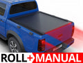 Tessera Roll+ Laderaumabdeckung "Basic" für DR PK8 D/C Double Cab TESS 1423 ROLL black matt
