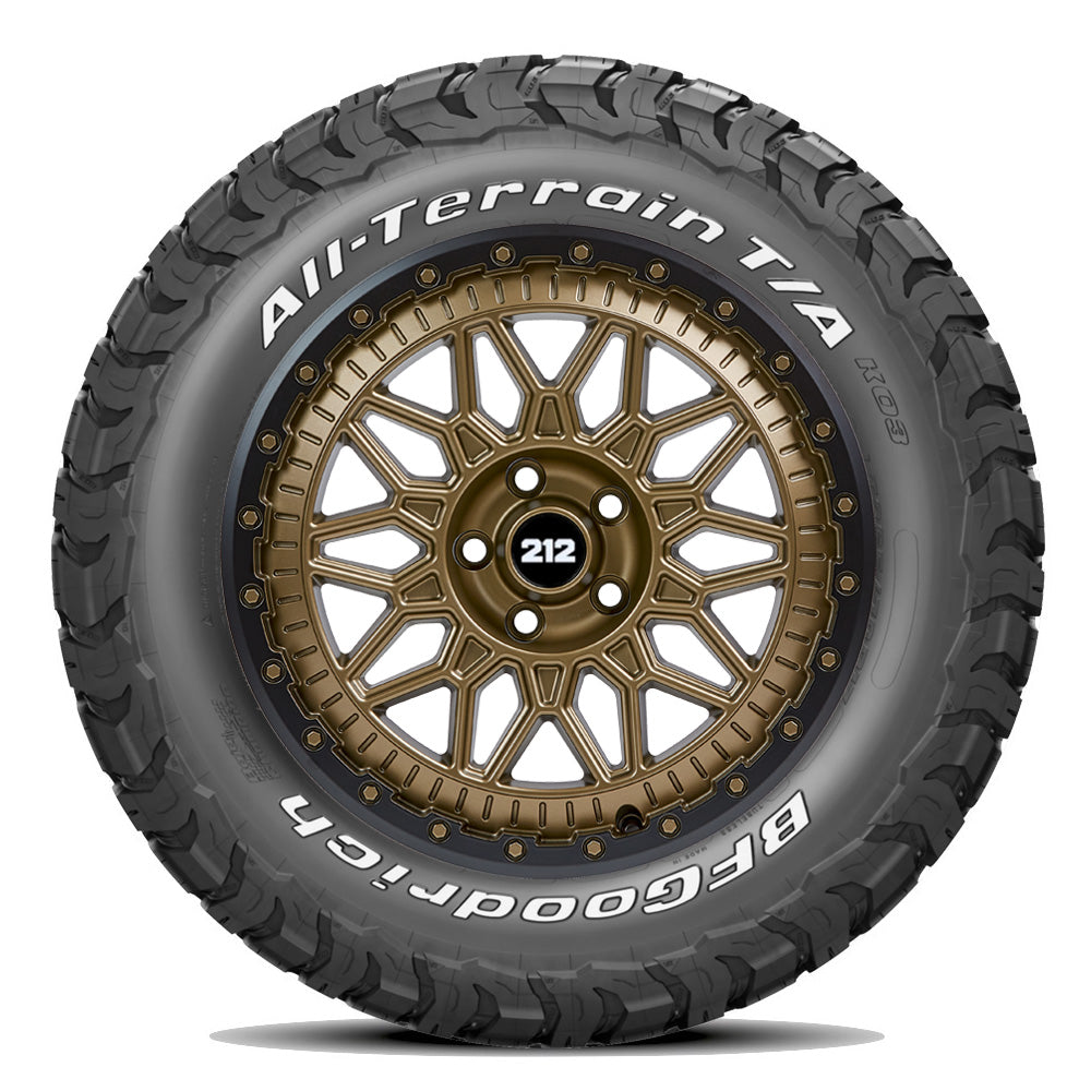 BAW 212 Komplettradsatz A/S & A/T BF-Goodrich K03 auf Alufelge OR1 18''
