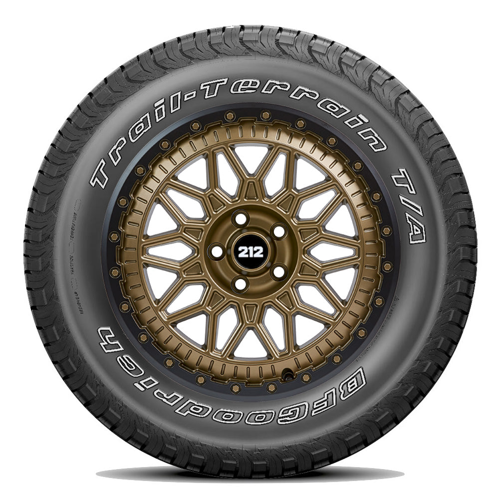 BAW 212 Komplettradsatz A/S & A/T BF-Goodrich TT auf Alufelge OR1 18''