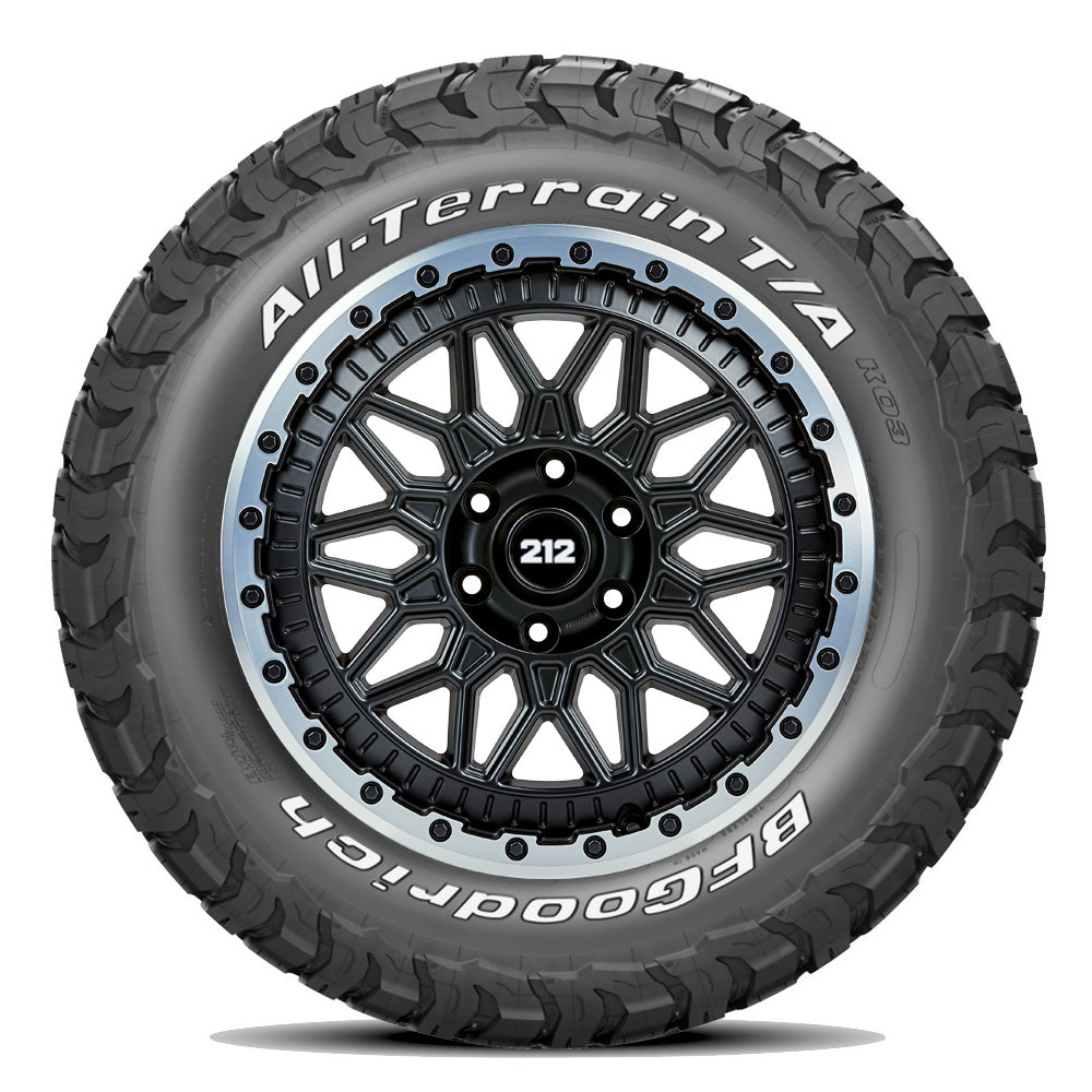 BAW 212 Komplettradsatz A/S & A/T BF-Goodrich K03 auf Alufelge OR1 18''