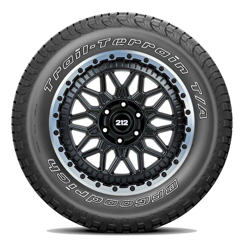 BAW 212 Komplettradsatz A/S & A/T BF-Goodrich TT auf Alufelge OR1 18''