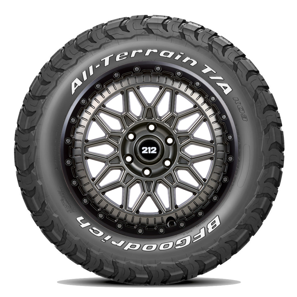 BAW 212 Komplettradsatz A/S & A/T BF-Goodrich K03 auf Alufelge OR1 18''