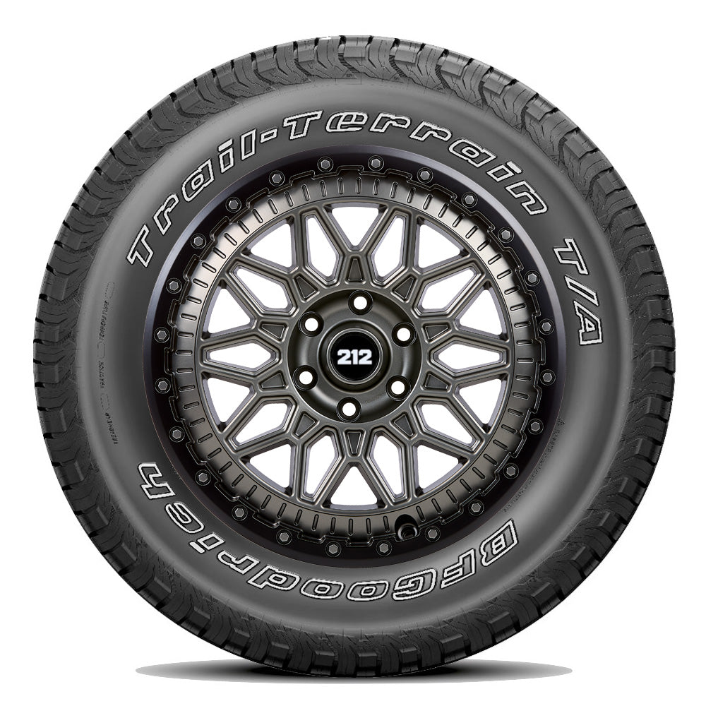 BAW 212 Komplettradsatz A/S & A/T BF-Goodrich TT auf Alufelge OR1 18''