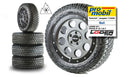 Complete wheel set Classic_B Gunmetal 18x8.5 | Loder AT1 255/55R18
