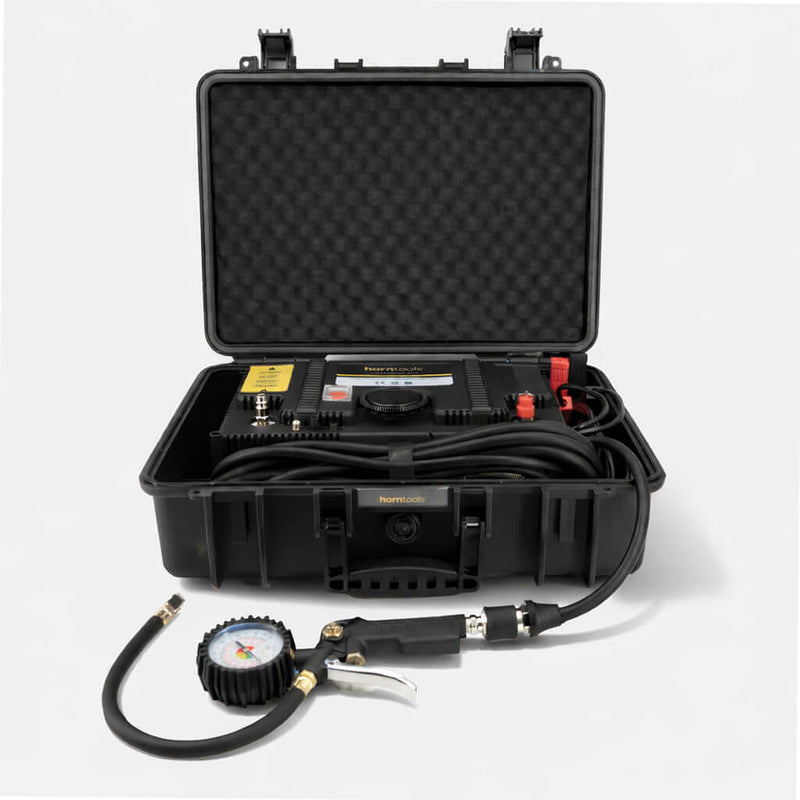 horntools Kompressor Box - 12 V Luftkompressor 150 l/min