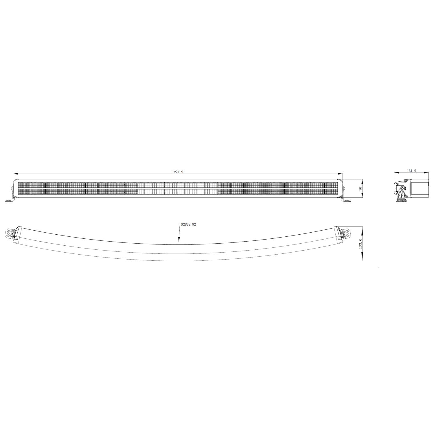 LTPRTZ CRX 3.0 50 Zoll - Arbeitsscheinwerfer Lightbar Offroad