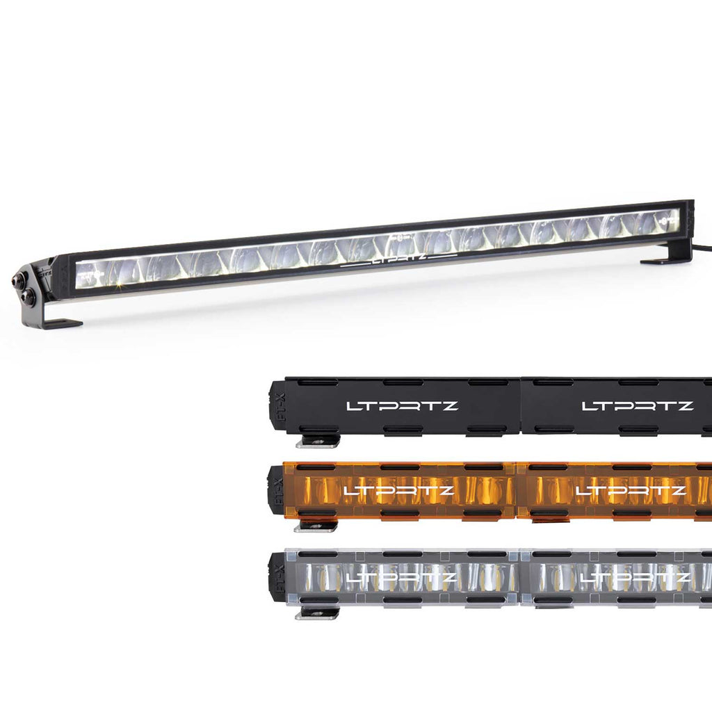 LTPRTZ Spar-Set: Flat-X 30 Zoll + Abdeckkappen transparent