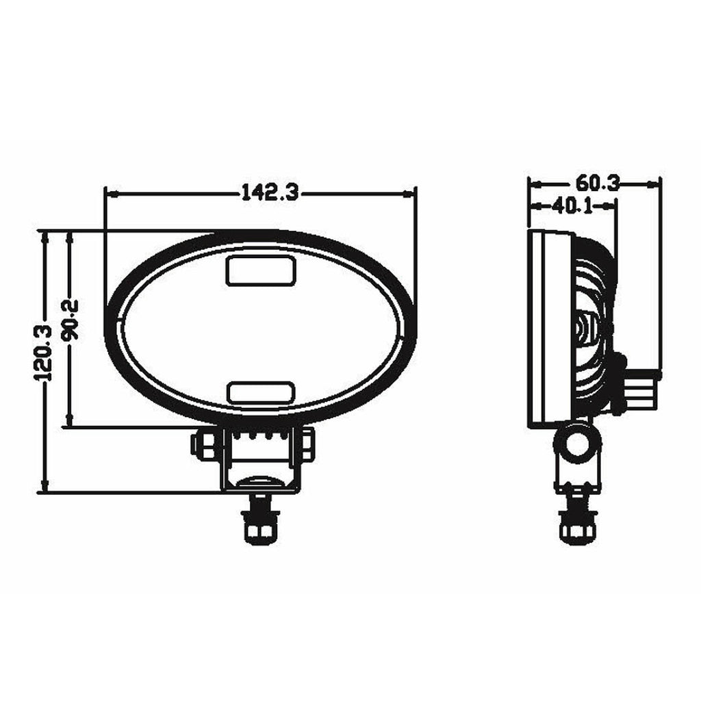 LTPRTZ Arbeitsscheinwerfer Graphen Fluter GWL02