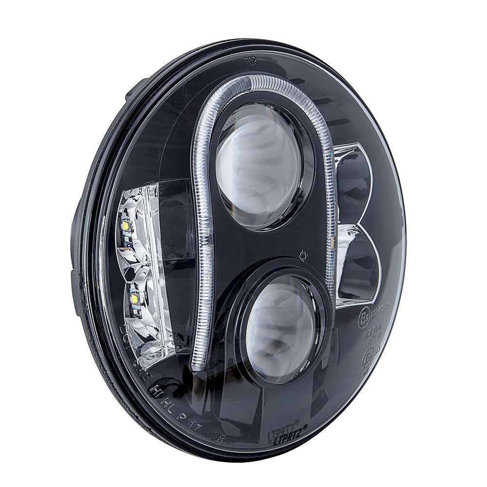 LTPRTZ HL7-2 7 Zoll Bi-LED Rechtslenker - Hauptscheinwerfer E-Zulassung