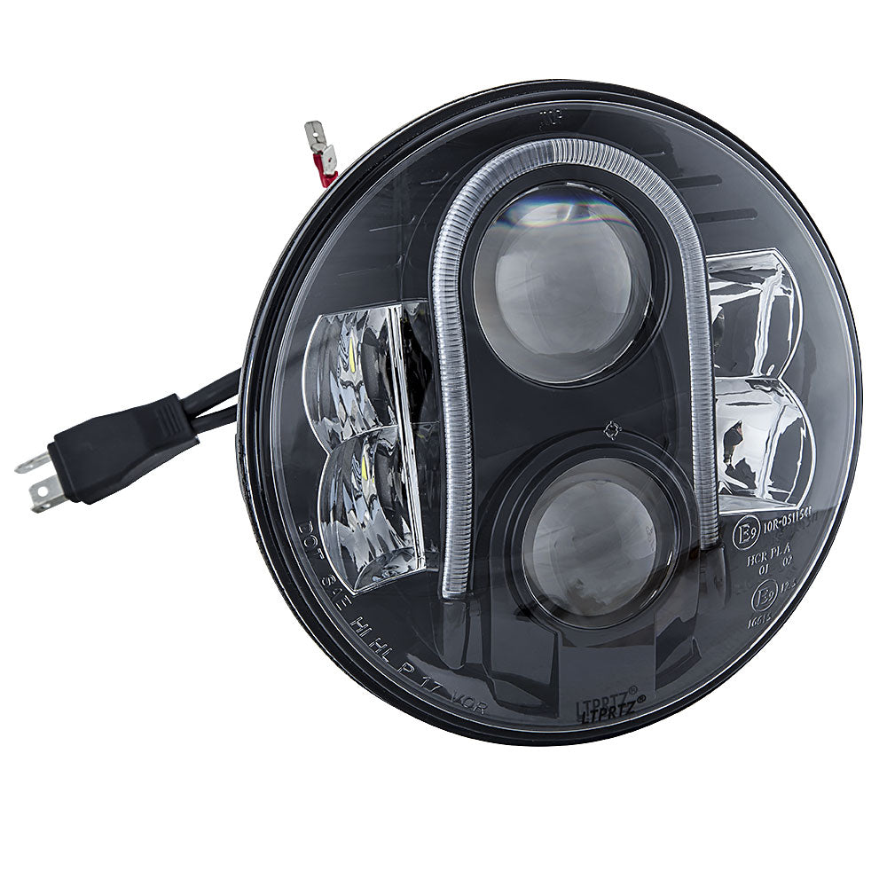 LTPRTZ HL7-2 7 Zoll Bi-LED Rechtslenker - Hauptscheinwerfer E-Zulassung