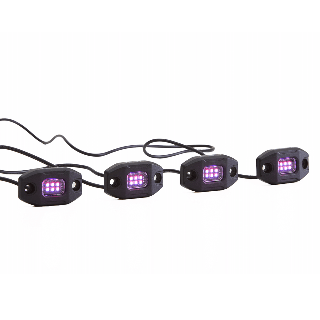 LTPRTZ ROCK LIGHTS RGB - 4er Set Arbeitsscheinwerfer Offroad