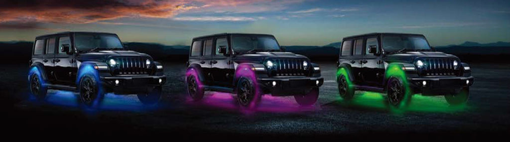 LTPRTZ ROCK LIGHTS RGB - 4er Set Arbeitsscheinwerfer Offroad