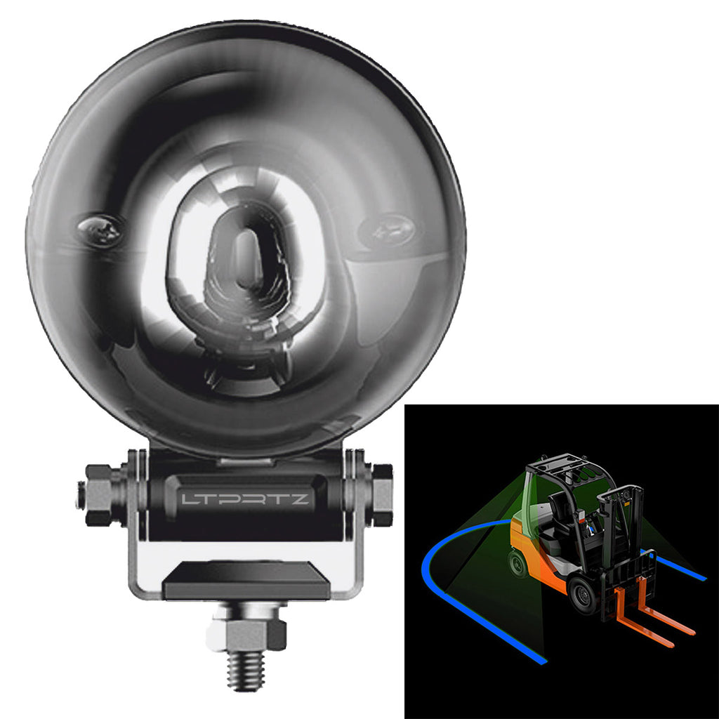 LTPRTZ LED Sicherheitsleuchte Rundbogen blau ECE