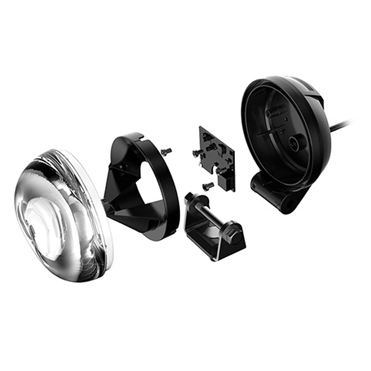 LTPRTZ LED Sicherheitsleuchte Rundbogen blau ECE