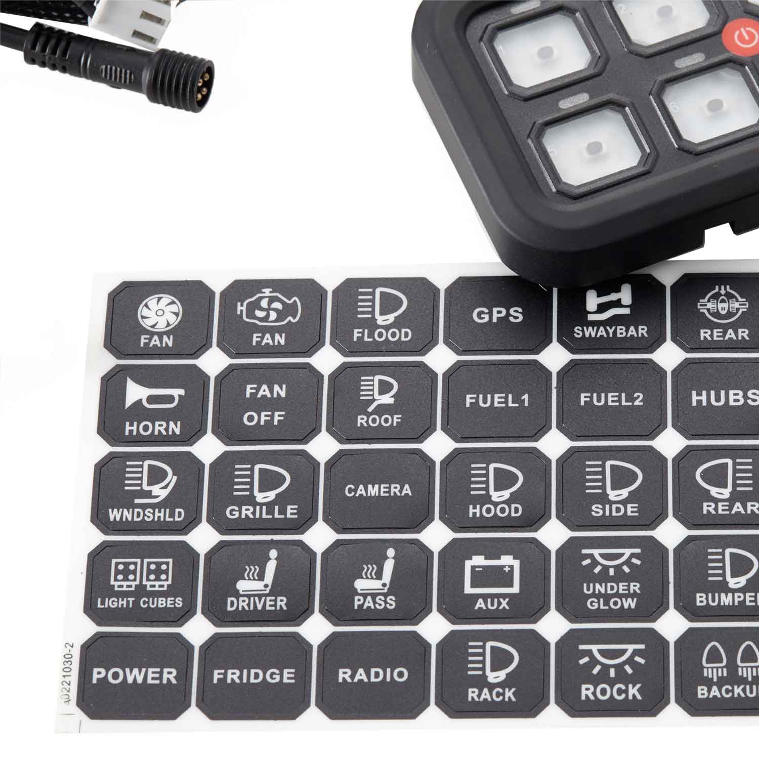 LTPRTZ Schaltpanel 8-fach mit Bluetooth