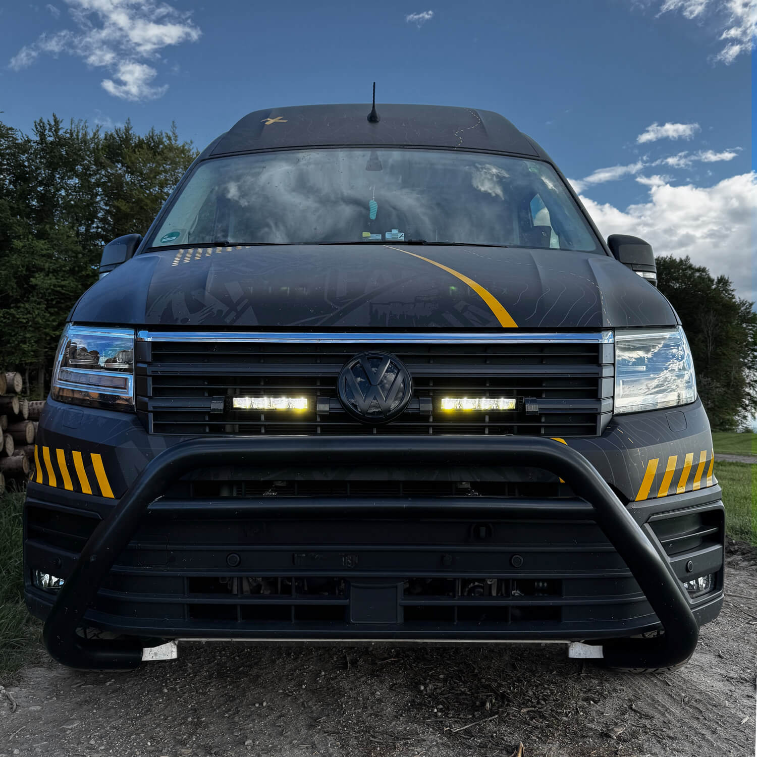 LTPRTZ VW Crafter 2. Gen / Grand California - Kühlergrill Integrationskit für Flat-X