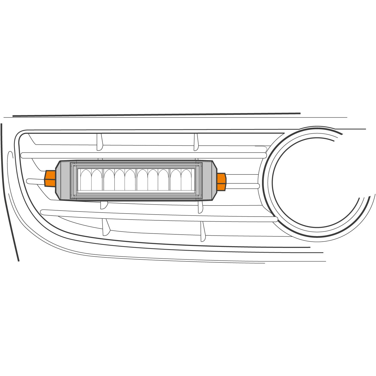 LTPRTZ VW T5.1 Multivan - Kühlergrill Integrationskit