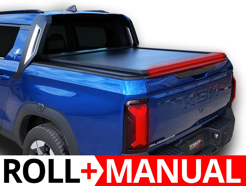 Tessera Roll+ Laderaumabdeckung "Basic" für KGM Musso EV 2025+ D/C TESS 1454 ROLL black matt