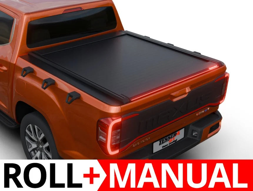 Tessera Roll+ Laderaumabdeckung "Basic" für Maxus T60 / T90 EV D/C Double Cab TESS 1445 ROLL black matt