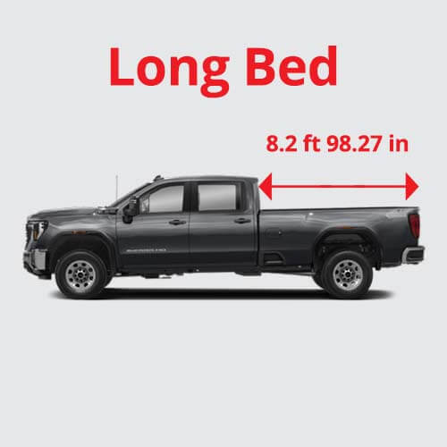 Laderaumabdeckung Tessera SE für GMC Sierra 2500 / 3500 HD 2020+ 8.2 feet TESS 15371 SE black matt