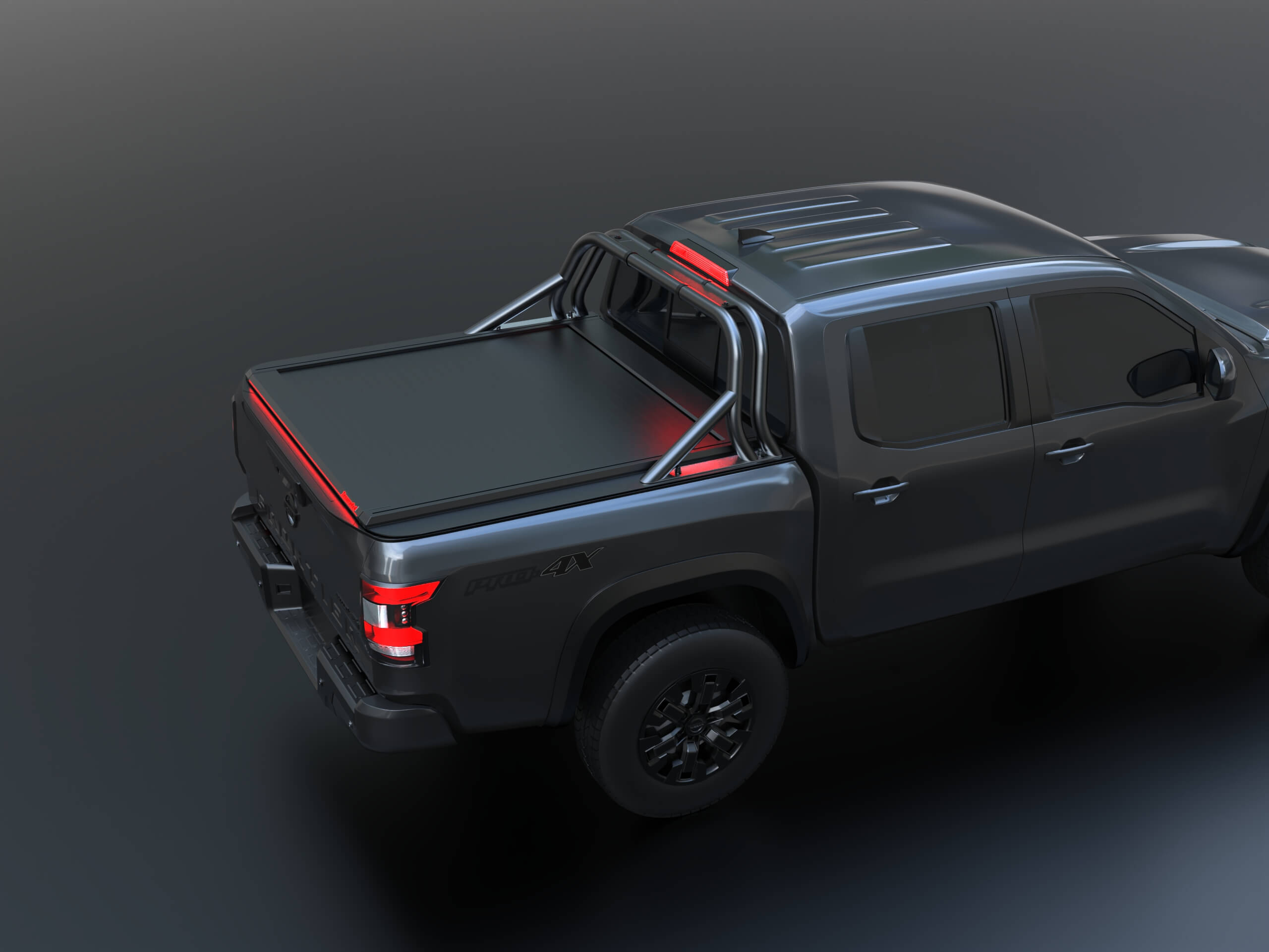 Tessera Roll+ Laderaumabdeckung "Basic" für Nissan Frontier 2022+ longbed TESS 14142 ROLL black matt