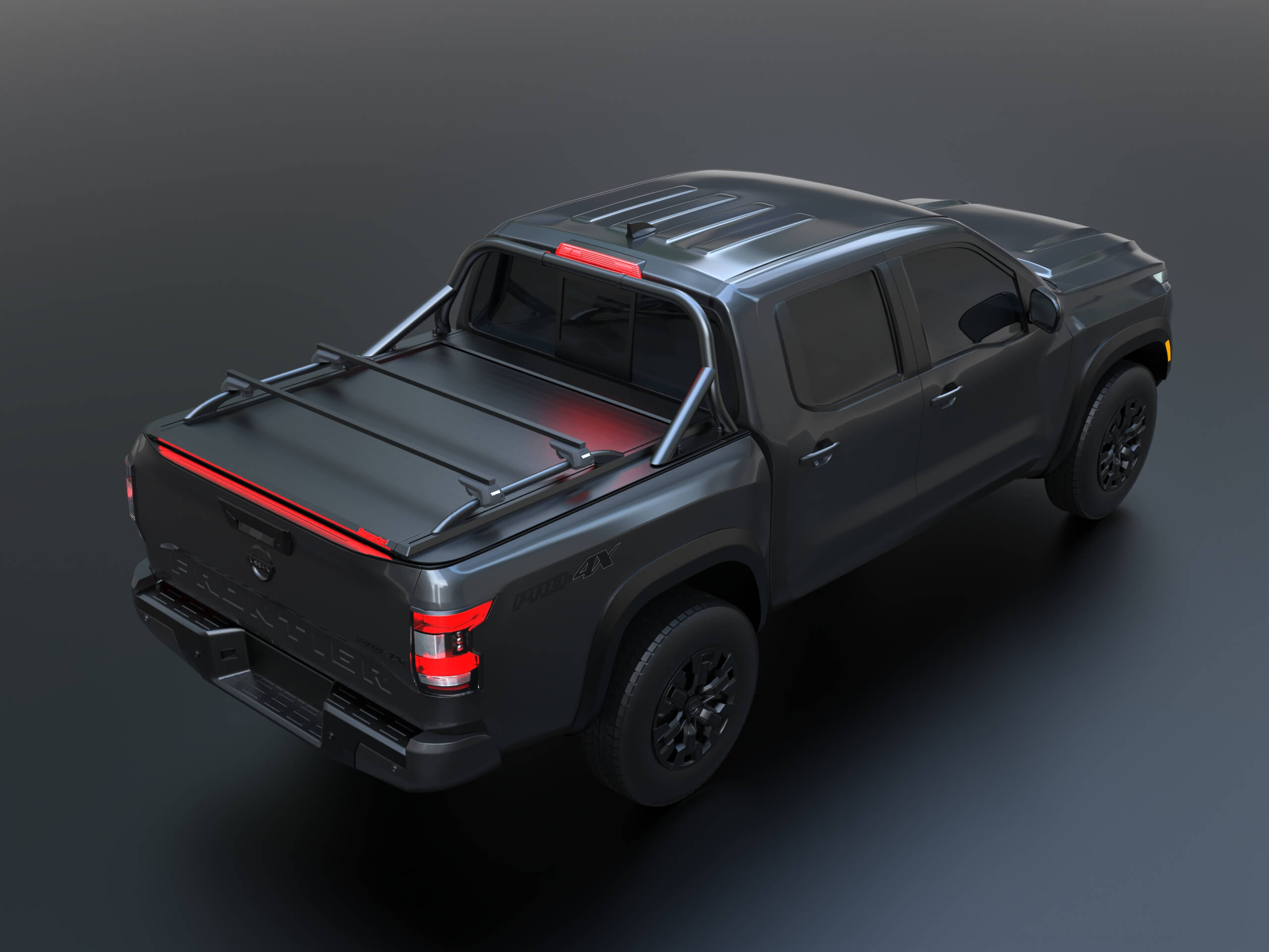 Tessera Roll+ Laderaumabdeckung "Basic" für Nissan Frontier 2022+ shortbed TESS 14141 ROLL black matt