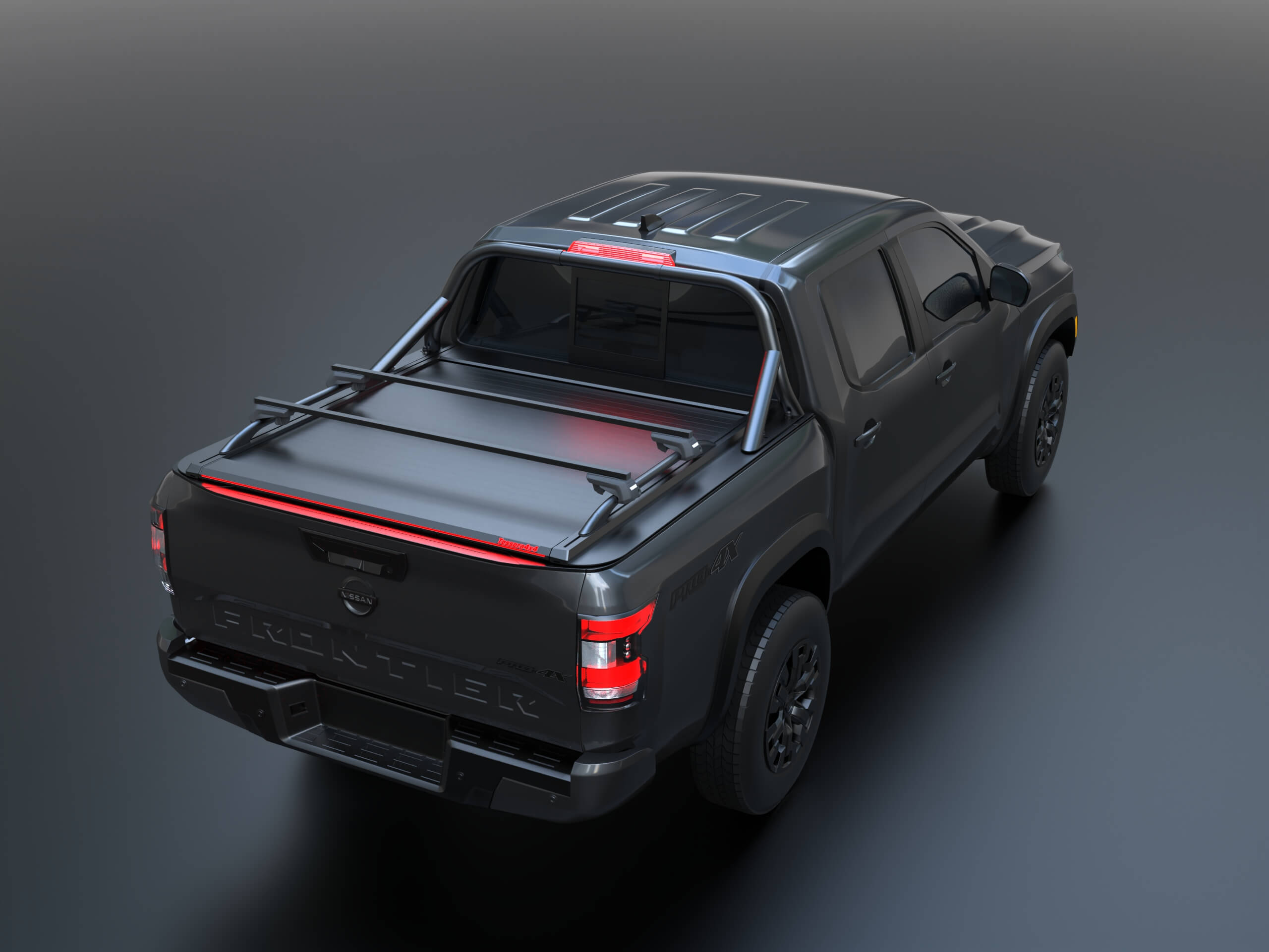 Tessera Roll+ Laderaumabdeckung "Basic" für Nissan Frontier 2022+ longbed TESS 14142 ROLL black matt