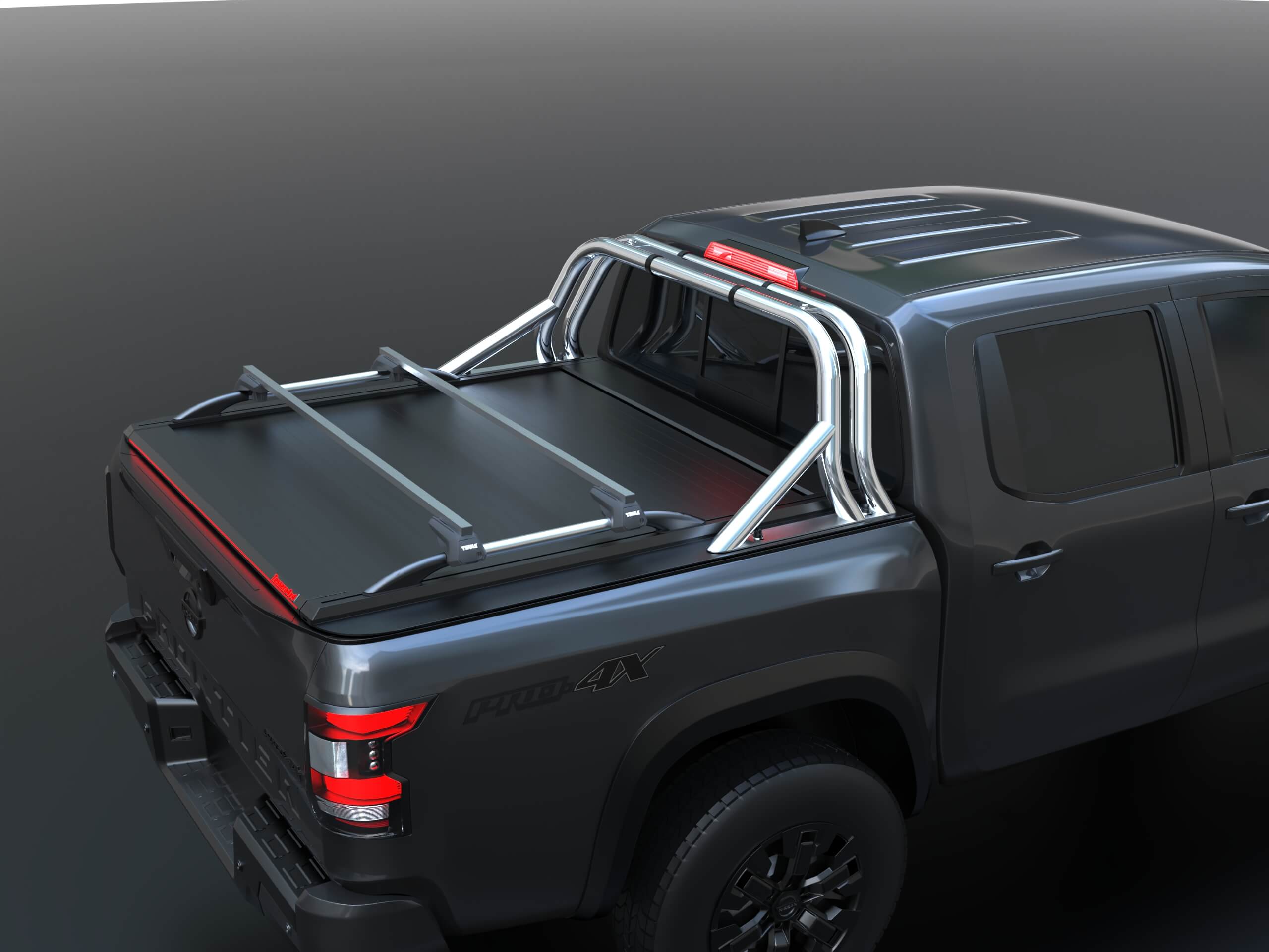 Tessera Roll+ Laderaumabdeckung "Basic" für Nissan Frontier 2022+ longbed TESS 14142 ROLL black matt