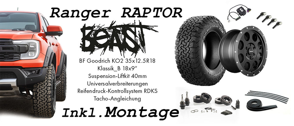 Ranger Raptor Lil' Beast Conversion Kit incl. Installation