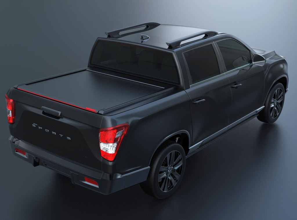 Tessera Roll+ Laderaumabdeckung "Basic" für SsangYong Musso Rexton Sports XL 2018+ D/C TESS 14083 ROLL black matt