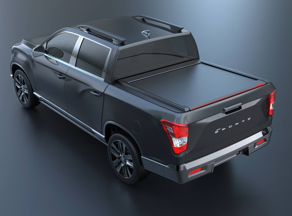 Tessera Roll+ Laderaumabdeckung "Basic" für SsangYong Musso Rexton Sports 2018+ D/C TESS 14082 ROLL black matt