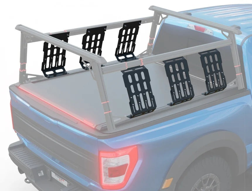 Stilvolle Teleskop-Seitenpaneele (SIDE002) verstellbar für Tessera TOWER+ Ladeflächenträger Lastenträger black matt für US Pickup