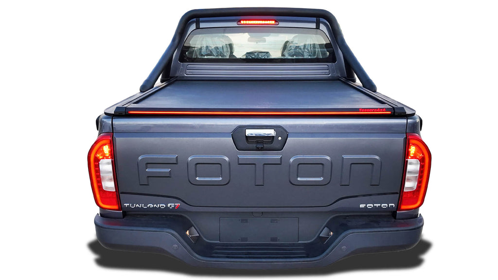 Tessera Roll+ Laderaumabdeckung "Basic" für Foton Tunland G7 2019+ mit OEM Rollbar TESS 14401 ROLL black matt