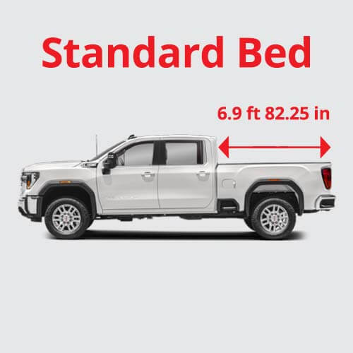 Laderaumabdeckung Tessera SE für GMC Sierra 2500 / 3500 HD 2020+ 6.9 feet TESS 1537 SE black matt