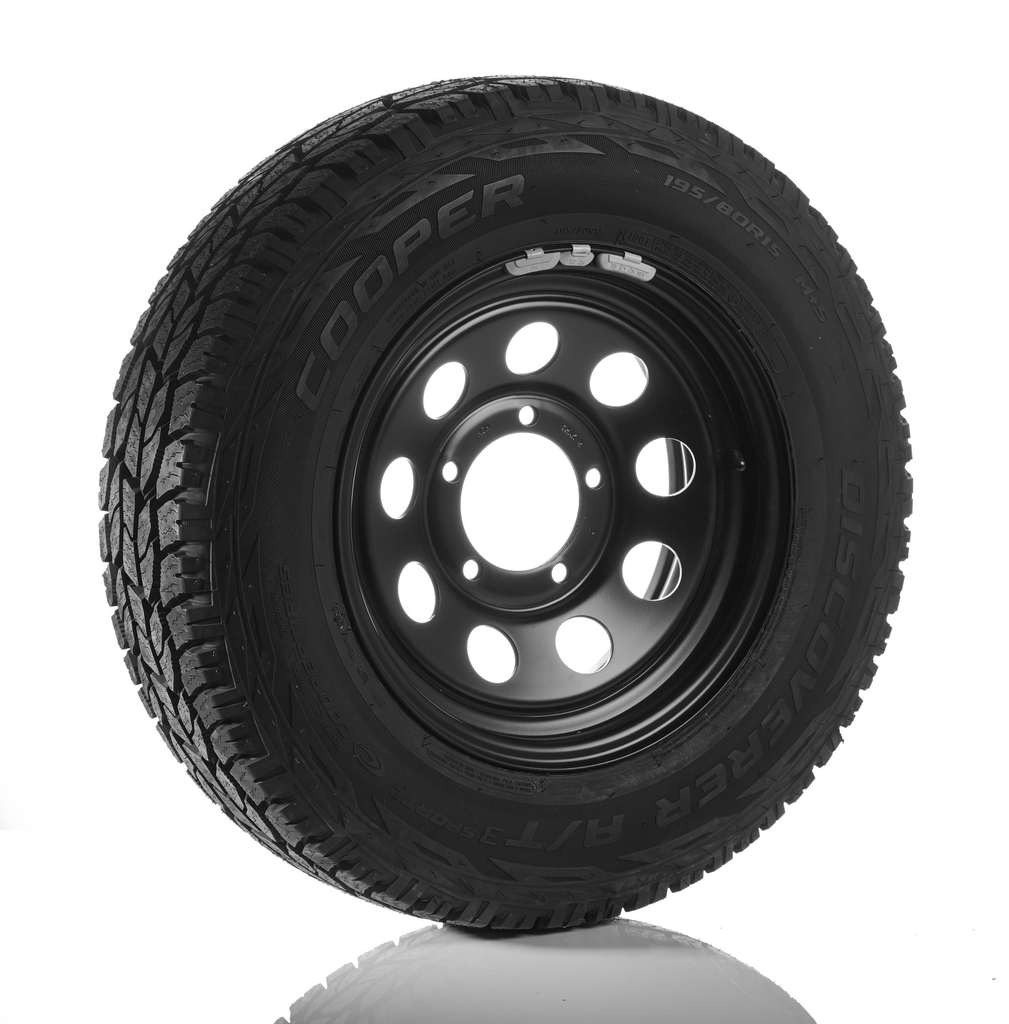 Komplettradsatz BlakTrak 15x6 | Cooper AT³ 195/80R15