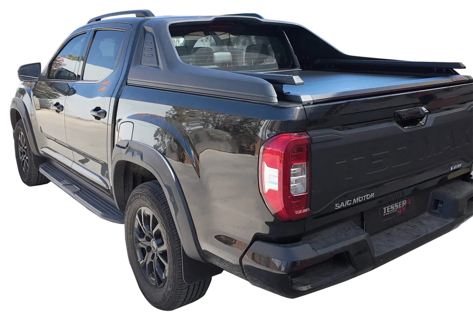 Laderaumabdeckung Tessera SE für Maxus T60 MAX PLUS 2025+ mit OEM rollbar D/C TESS 15451 SE black matt